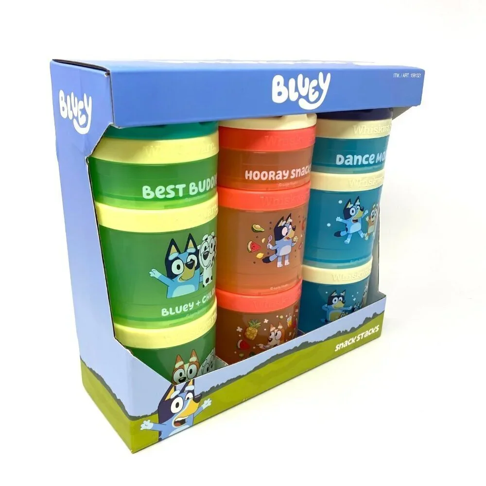 Whiskware Bluey Or Paw Patrol Snack Containers On The Go Kids Toddler Twist Lock